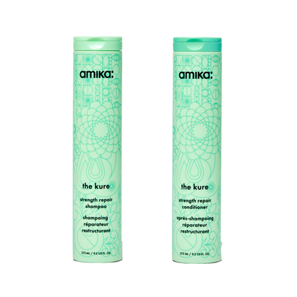 Amika The Kure Strength Repair Shampoo & Conditioner