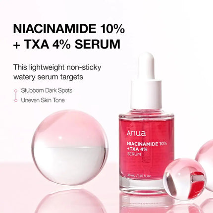 Anua Niacinamide 10% + TXA 4%  Dark Spot Correcting Serum