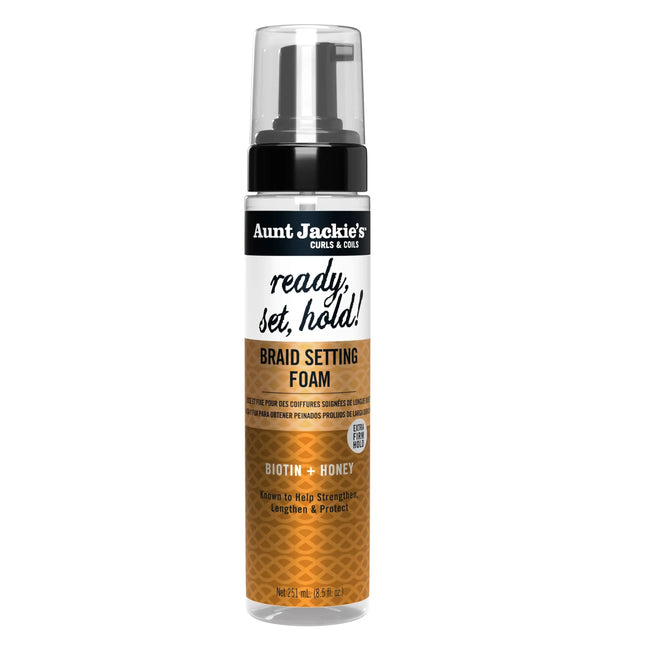 Aunt Jackie's Biotin + Honey Braid Setting Foam