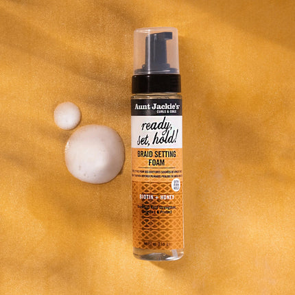 Aunt Jackie's Biotin + Honey Braid Setting Foam