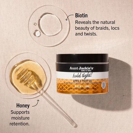 Aunt Jackie's Biotin + Honey Braid & Twist Gel