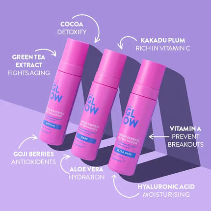 Australian Glow 1Hour Express Self Tan Mousse Dark