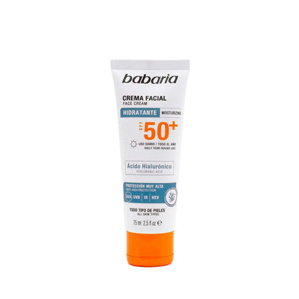 Babaria Hyaluronic Facial Sun Cream SPF 50