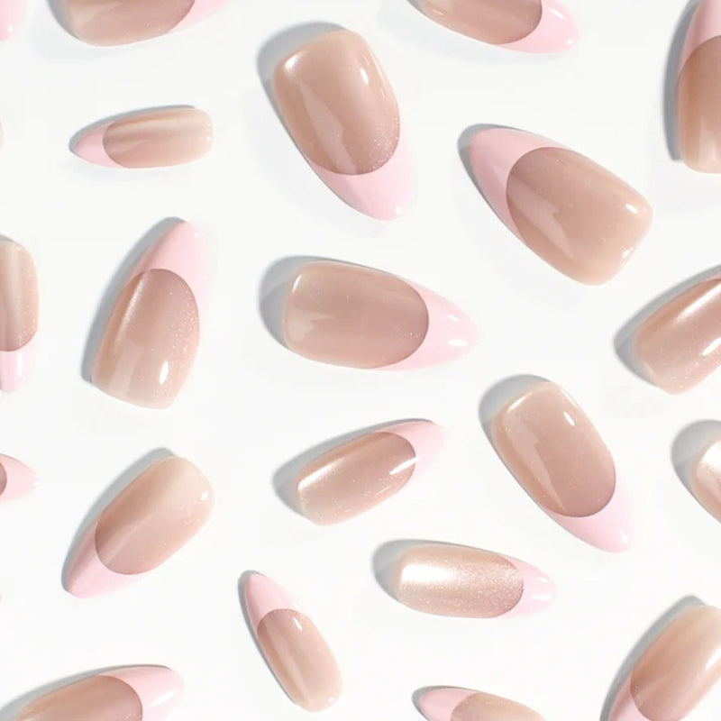 Bonmuz Press-On Nails Ballet Quartz