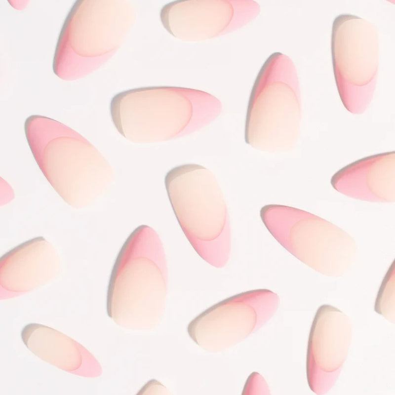 Bonmuz Press-On Nails Barely Pink French