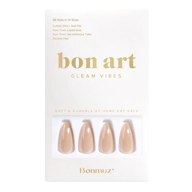 Bonmuz Press-On Nails Vanilla Sugar Pop