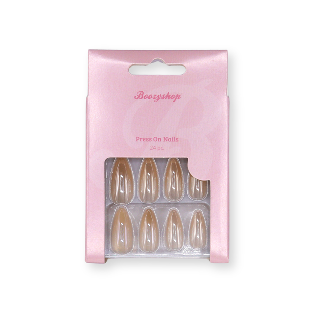 Boozyshop 24 pcs Press On Nails Glazed Donut