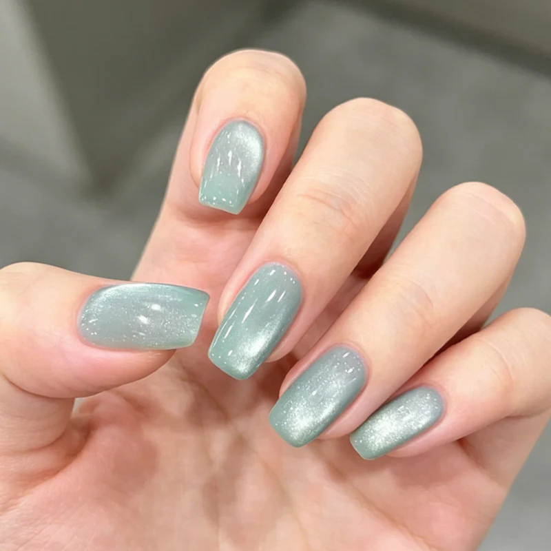 Born Pretty Glass Bead Cat Magnetic Gel MY553 Lake Blue