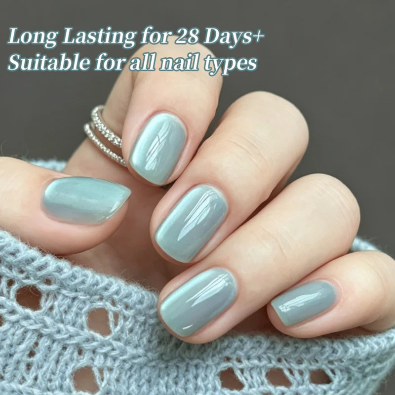 Born Pretty Glass Bead Cat Magnetic Gel MY553 Lake Blue