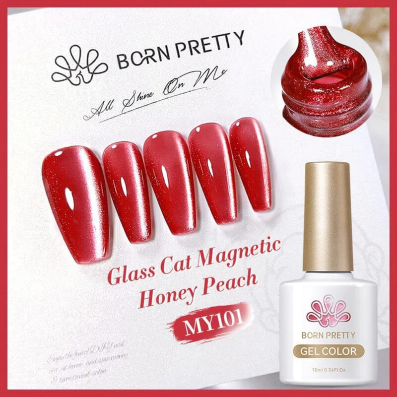 Born Pretty Glass Beads Cat Magnetic Gel MY101