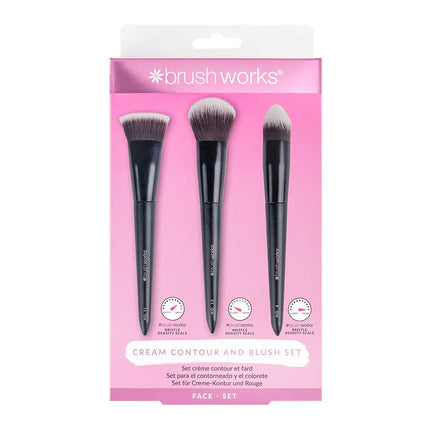 Brushworks Cream Contour and Blush Set