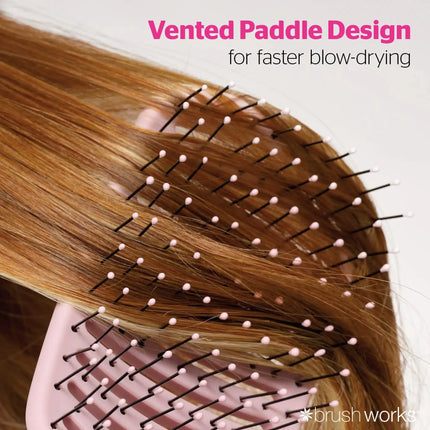 Brushworks Curved Vent Hair Brush