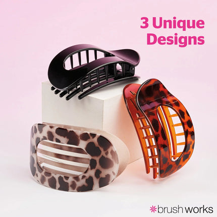 Brushworks Flat Claw Clips