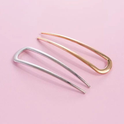 Brushworks French Hair Pin Duo Gold & Silver