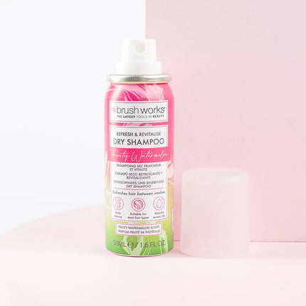 Brushworks Refresh & Revitalise Fruity Watermelon Dry Shampoo 50 ml