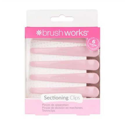 Brushworks Sectioning Clips