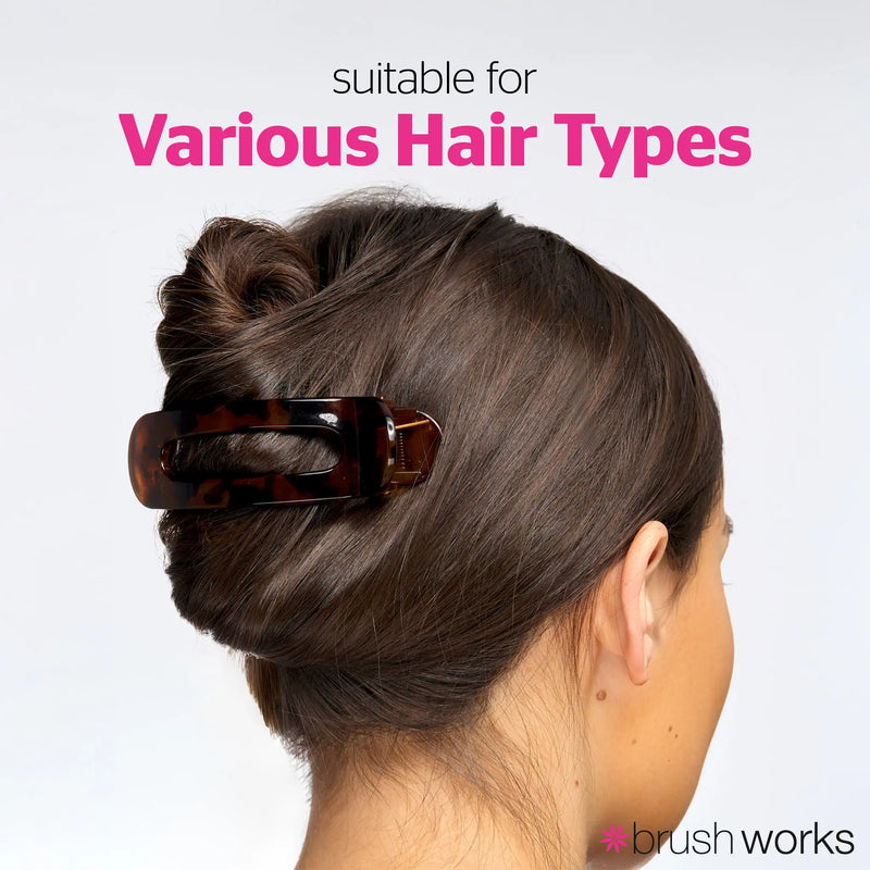 Brushworks Sleek Flat Claw Clips