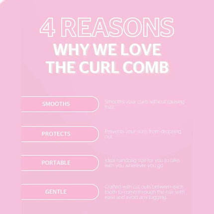 Brushworks Smoothing Curl Comb