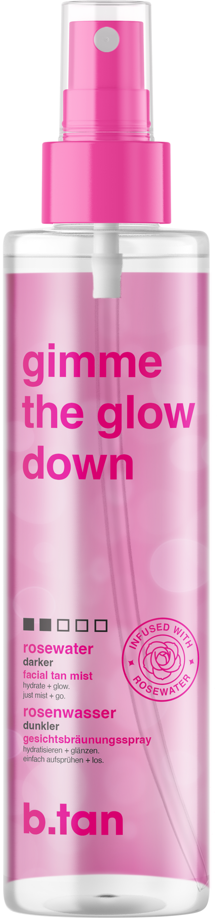B.tan Gimme The Glow Down Facial Tan Mist