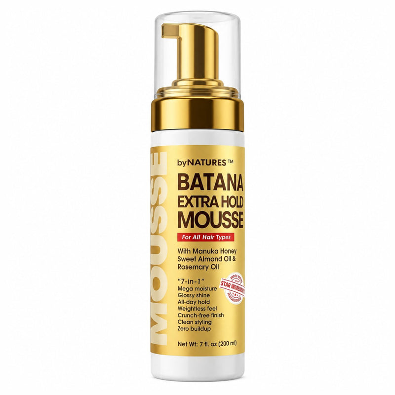 By Natures Batana Mousse Extra Hold 1