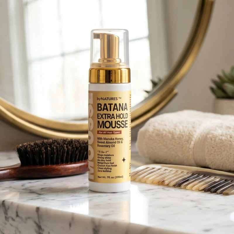 By Natures Batana Mousse Extra Hold 2