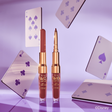 Catrice Disney Alice In Wonderland 2In1 Lip Liner & Gloss C01 How Curious
