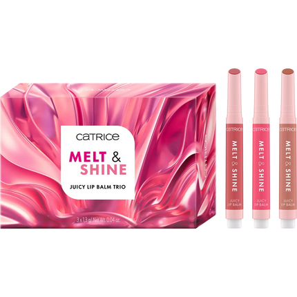 Catrice Melt & Shine Juicy Lip Balm Trio 01 Drippin' In Shine