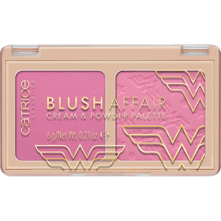 catrice Wonder Woman Blush Affair Cream & Powder Palette 010 Champion for all