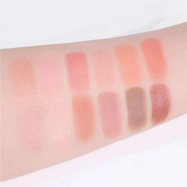 Colorgram Pin Point Eyeshadow Palette 01 Peach+Coral