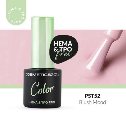 Cosmetics Zone Hypoallergenic Hybrid UV/LED Gel Polish Blush Mood PST52