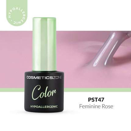 Cosmetics Zone Hypoallergenic Hybrid UV/LED Gel Polish Feminine Rose PST47