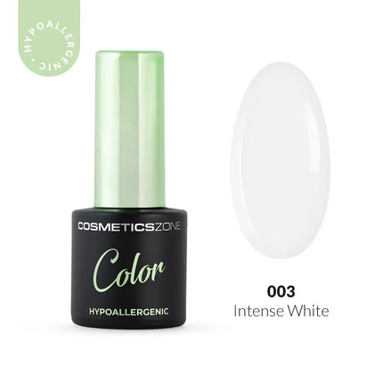Cosmetics Zone Hypoallergenic Hybrid UV/LED Gel Polish Intense White 003