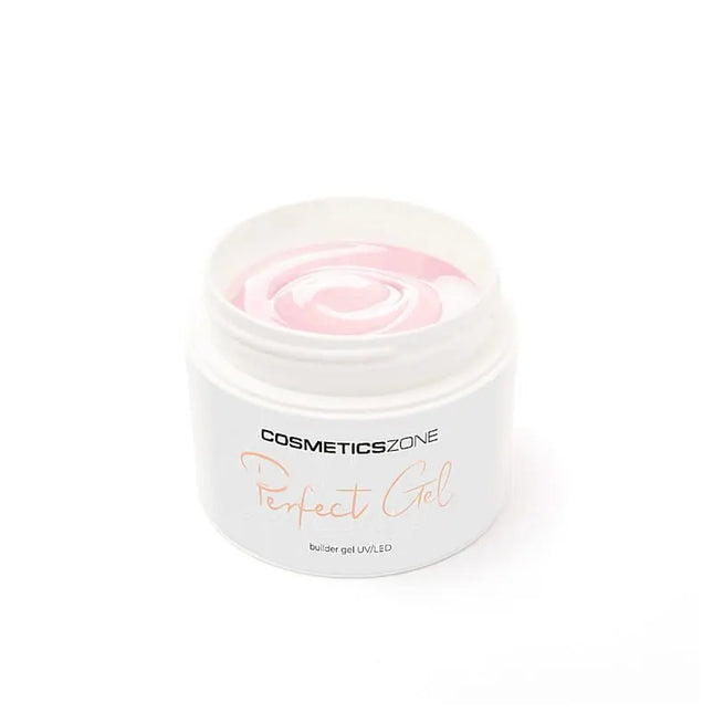 Cosmetics Zone Hypoallergenic UV/LED Builder Gel White Pink