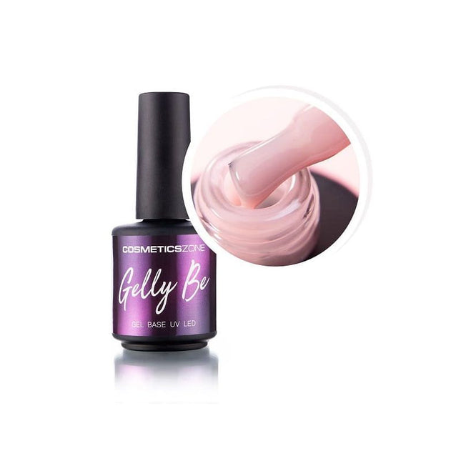 Cosmetics Zone Hypoallergenic UV/LED Gel Base Gelly BE Coral Haze