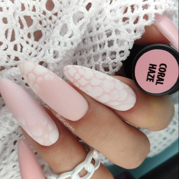 Cosmetics Zone Hypoallergenic UV/LED Gel Base Gelly BE Coral Haze