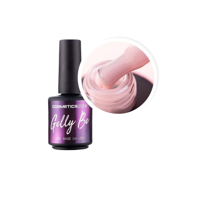 Cosmetics Zone Hypoallergenic UV/LED Gel Base Gelly BE Coral Haze