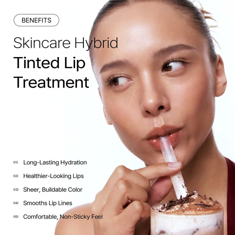 COSRX 5 Peptide Collagen Lip Fill Tinted Treatment 06 Cocoa, getinte lippenbalsem met peptiden en collageen, foto 4 van 8