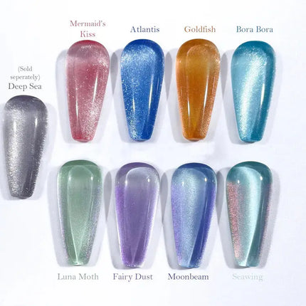 Crisania Neri Sea x Sky Magnetic Cat Eye Gel Polish Deep Sea