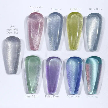Crisania Neri Sea x Sky Magnetic Cat Eye Gel Polish Moonbeam