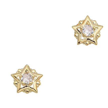 Daily Charme Crystal Star Zircon Charm Gold