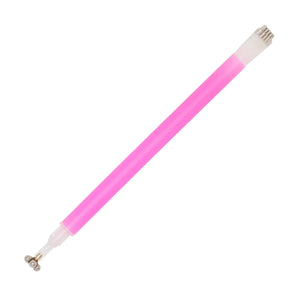 Double-Sided Flower & Stripe Cat Eye Nails Magnet Pen