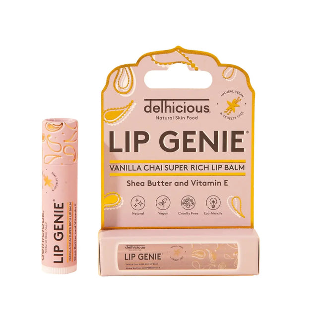 Delhicious Lip Genie Vanilla Chai Super Rich Lip Balm