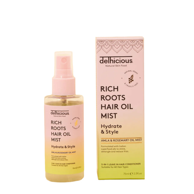 Delhicious Rich Roots 5-in-1 Hair Oil Mist Leave In Conditioner