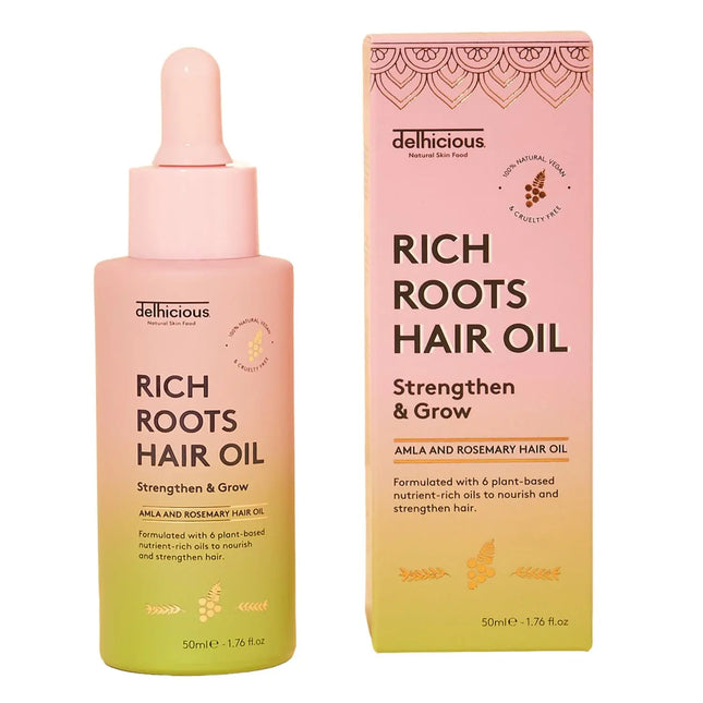 Delhicious Rich Roots Hair & Scalp Oil Amla & Rosemary 50 ml