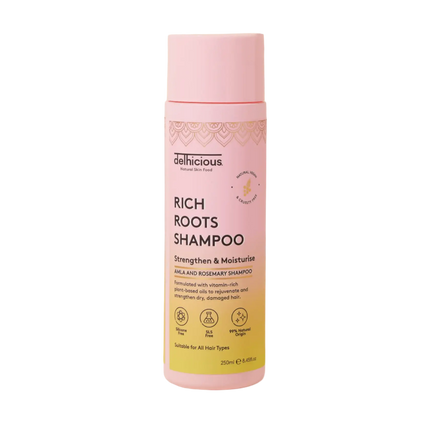 Delhicious Rich Roots Strengthen & Moisturise Shampoo Amla & Rosemary