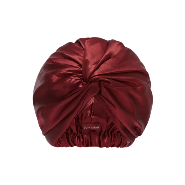 Dore & Rose Premium Silk Bonnet Nº 14 Royal Bordeaux