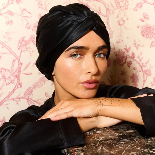 Dore & Rose Premium Silk Bonnet Nº 18 Ébène du Chêne