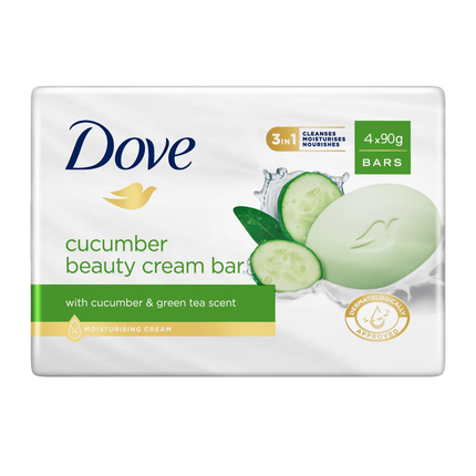 Dove 2-Pack Refreshing Beauty Cream Bar With Cucumber And Green Tea 2 x 90 gr.