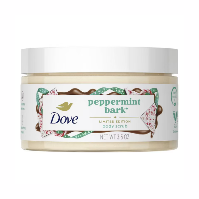 Dove Body Scrub Peppermint Bark 3.5oz