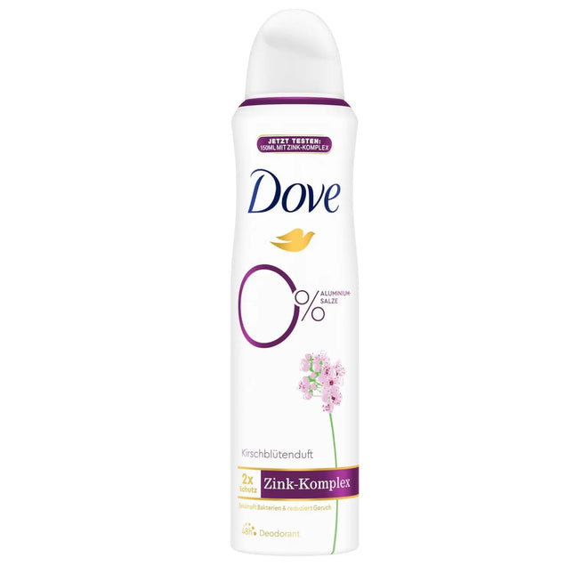 Dove Cherry Blossom Scent Deodorant Spray with Nourishing Zinc Complex